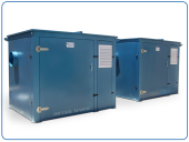 Acoustic chamber for blowers